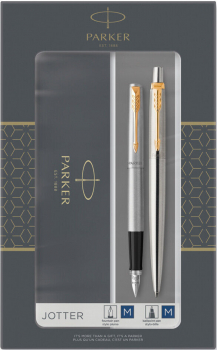 Комплект Parker Royal Jotter St.Steel GT (химикал и писалка)
