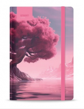 Бележник с ластик A5 Stree - Trees Journey