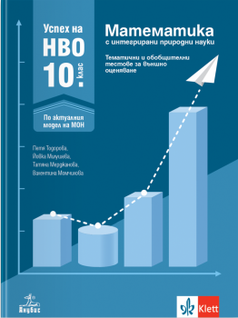 Успех на НВО в 10. клас. Математика с интегрирани природни науки. Тестове за ВО (Анубис)