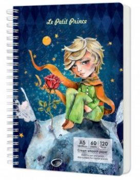 Скицник Having a lovely Time - 60 листа, A5, The Little Prince