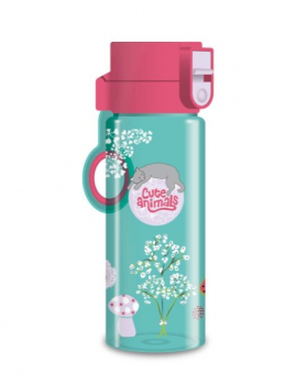 Бутилка за вода Ars Una - Cute Animals - Kitten, 475ml (BPA free)