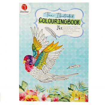 Colouringbook птица