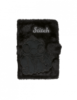 Тетрадка А5 -  Stitch Fluffy Black
