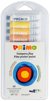 Темперни бои Primo, 12 цвята