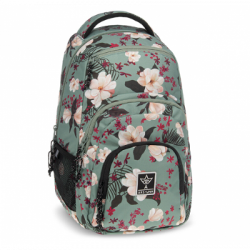Ars Una 2026 Flowery green (5535) Раница AU-2, 320x460x220 mm