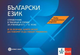 Български език - справочник в таблици и схеми за ученици в 5. - 12. клас и всички, които искат да говорят и да пишат правилно (Булвест 2000)