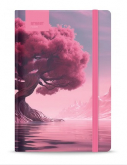 Бележник с ластик A5 Stree - Trees Journey