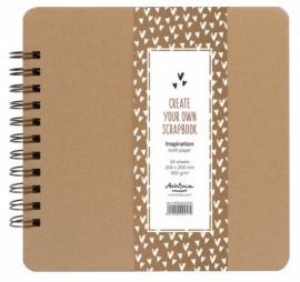 Scrapbook Inspiration Kraft спирала - 24 листа