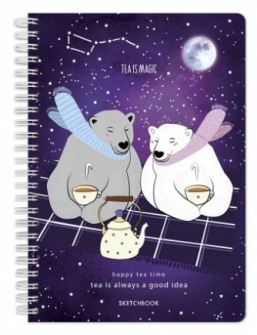 Скицник Happy Tea Time - 60 листа A6, Tea is magic