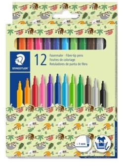 Флумастери Staedtler Pattern 325, 12 цвята