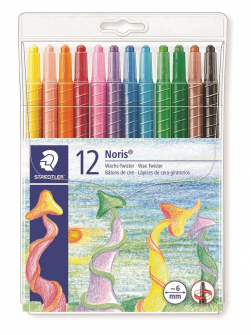 Пастели Staedtler Noris Club Twister (12 цвята)