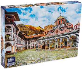 Пъзел Mанастир "Свети Иван Рилски" от 1000 части - Black Sea Premium