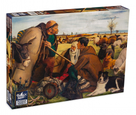 Пъзел Black Sea Premium 1000 части - Брезовските овчари