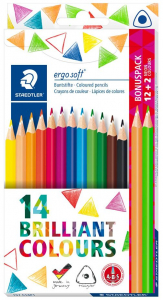 Цветни моливи Staedtler Ergosoft 157